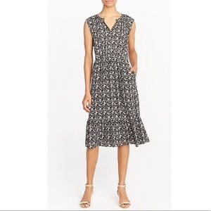 J.Crew Mercantile cap-sleeve midi dress